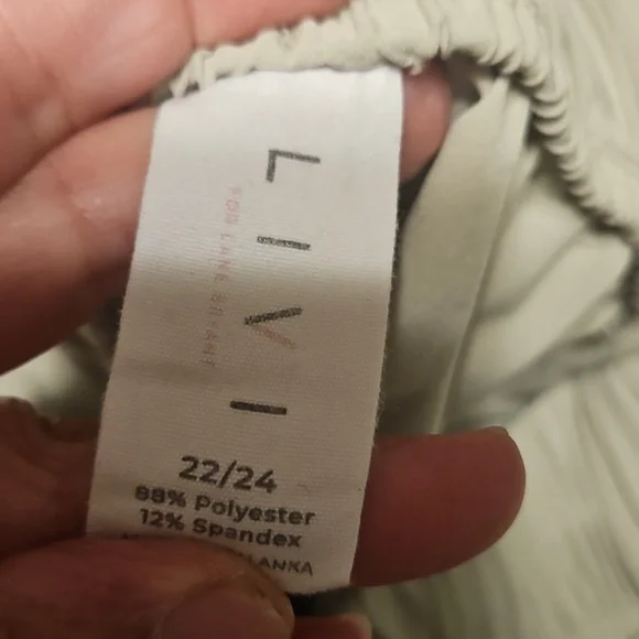 Women's Light Green Active Cargo Pants - Picture 3 of 6